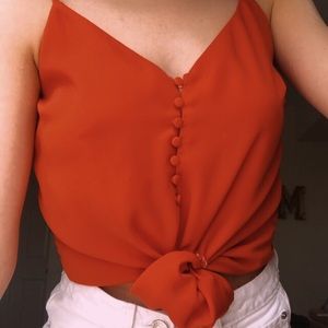 orange tank top from DYNAMITE !